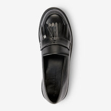 Load image into Gallery viewer, Black Forever Comfort® Cleated Fringe Loafers - Allsport
