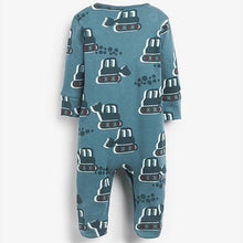 Load image into Gallery viewer, Rust 3 Pack Transport Sleepsuits (0-18mths) - Allsport
