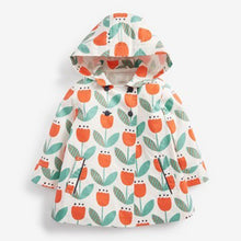 Load image into Gallery viewer, Orange Tulip Shower Resistant Floral Print Jacket (6mths-3yrs) - Allsport
