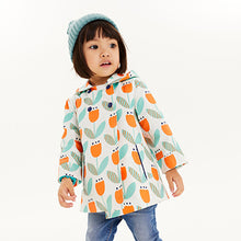Load image into Gallery viewer, Orange Tulip Shower Resistant Floral Print Jacket (6mths-3yrs) - Allsport

