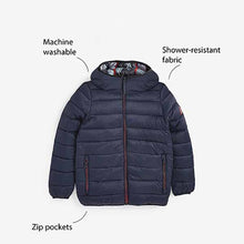 Load image into Gallery viewer, Navy Blue Puffer Jacket (3-12yrs)
