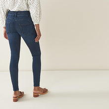 Load image into Gallery viewer, Inky Blue Slim And Shape Skinny Jeans
