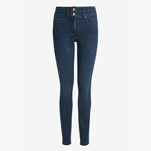 Load image into Gallery viewer, Inky Blue Slim And Shape Skinny Jeans
