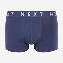 Load image into Gallery viewer, 4 Pack Signature Blue/Grey Modal Hipster Boxers
