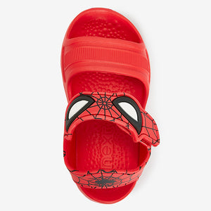 Red Marvel® Spider-man Pool Sliders - Allsport