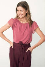Load image into Gallery viewer, Blush Ruffle Top - Allsport
