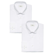 Load image into Gallery viewer, 2PK WHITE SLIM FIT SINGLE CUFF SHIRTS - Allsport
