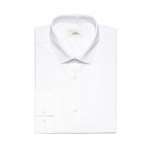 White Slim Fit Shirts Two Pack - Allsport