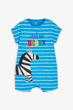 Load image into Gallery viewer, Bright 2 Pack Character Mum And Dad Romper  (up to 18 months) - Allsport
