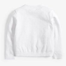 Load image into Gallery viewer, White Cardigan (3mths-5yrs) - Allsport
