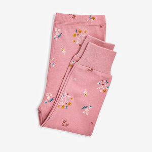 3 Pack Pink Floral  Pyjamas (9mths-8yrs) - Allsport