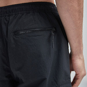 Black Utility Swim Shorts - Allsport