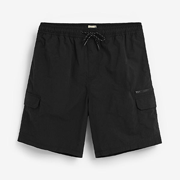 Black Utility Swim Shorts - Allsport