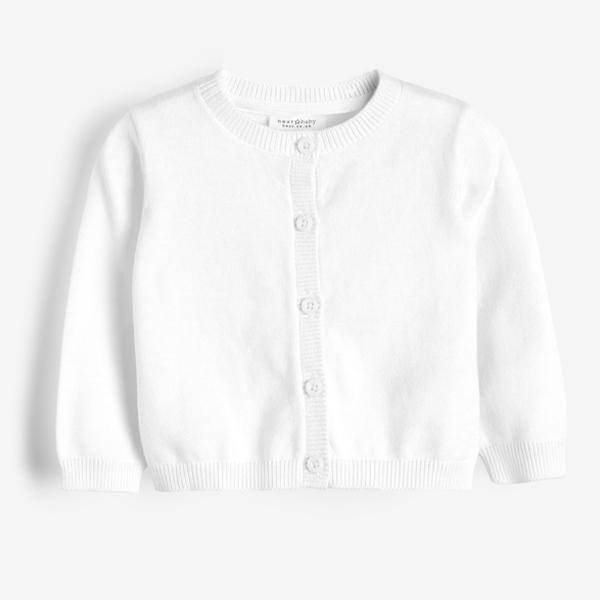 White Cardigan (0mths-12nths) - Allsport