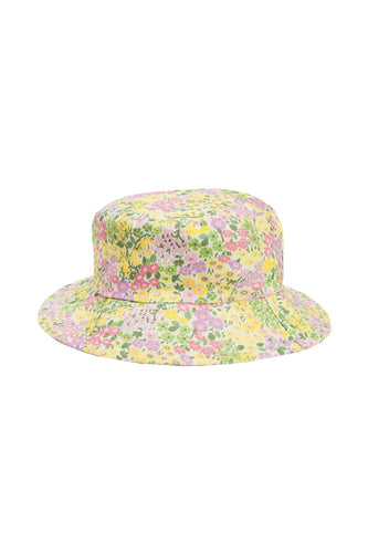 Ditsy Yellow Bucket Hat (Younger) - Allsport