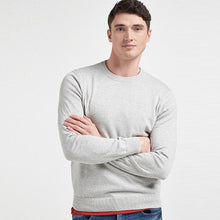 Load image into Gallery viewer, Light Grey Pure Cotton Jumper - Allsport
