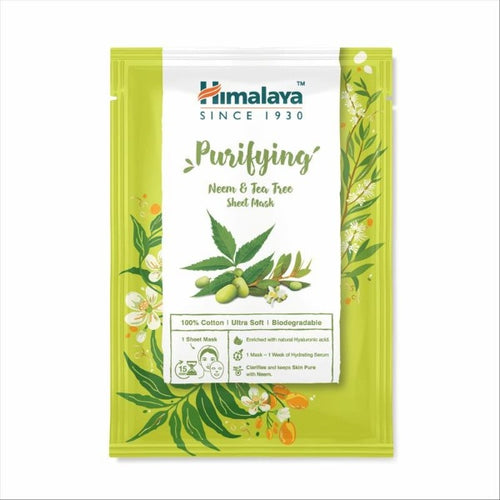 Himalaya Purifying Neem and Tea Tree Sheet Mask 30ml - Allsport