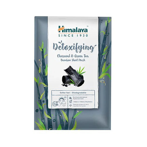 Himalaya Detoxifying Charcoal and Green Tea Bamboo Sheet Mask 30ml - Allsport