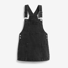 Load image into Gallery viewer, Black Denim Pinafore (3-12yrs)
