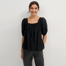 Load image into Gallery viewer, UNT SQ NK TEE BLACK - Allsport
