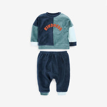 Load image into Gallery viewer, VELOUR COORD BLUE - Allsport
