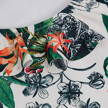 Load image into Gallery viewer, Ecru Floral Swimsuit (3mths-12yrs) - Allsport
