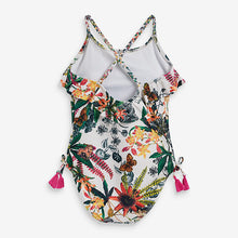 Load image into Gallery viewer, Ecru Floral Swimsuit (3mths-12yrs) - Allsport
