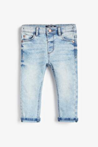 Slim Fit 5 Pocket Jeans With Stretch Denim - Allsport