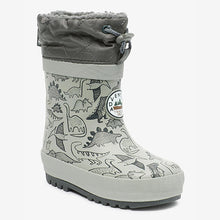 Load image into Gallery viewer, Green Next Thermal Thinsulate™ Lined Cuff Wellies (Younger Boys)
