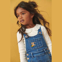 Load image into Gallery viewer, Blue Bunny Denim Dungarees (3mths-6yrs) - Allsport
