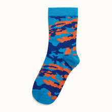 Load image into Gallery viewer, Bright 7 Pack Cotton Rich Camo Socks (Older Boys)
