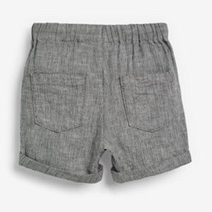 Linen Blend Pull-On Shorts (3mths-5yrs) - Allsport