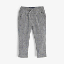 Load image into Gallery viewer, Grey Check Pull-On Trousers (3mths-5yrs) - Allsport
