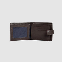 Load image into Gallery viewer, Brown Signature Italian Leather Extra Capacity Wallet - Allsport

