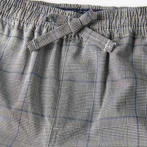 Grey Check Pull-On Trousers (3mths-5yrs) - Allsport