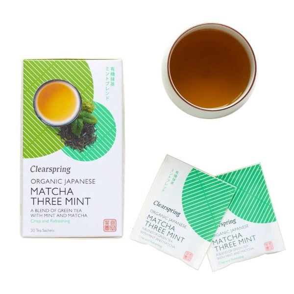 Organic Matcha Three Mint Crisp & Refreshing (20 bags) 36gm