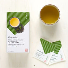 Load image into Gallery viewer, Organic Japanese Sencha Tea Box (20 bags) 36gm
