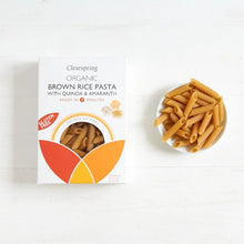 Load image into Gallery viewer, Organic Gluten Free Brown Rice Pasta With Quinoa &amp; Amaranth Penne 250gm
