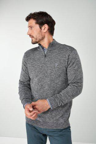 CHARC MARL STAG ZIP X to SMALL - Allsport