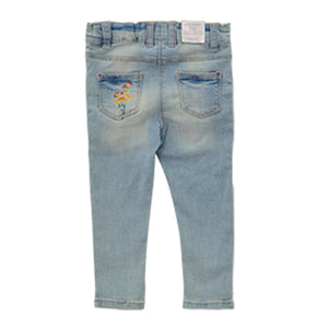 HYPERFLORAL EMB JEAN 12 to 18 DENIM - Allsport