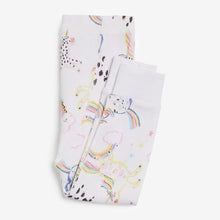 Load image into Gallery viewer, Monochrome 3 Pack Unicorn/Animal Cotton Snuggle Pyjamas (12mths-6yrs) - Allsport
