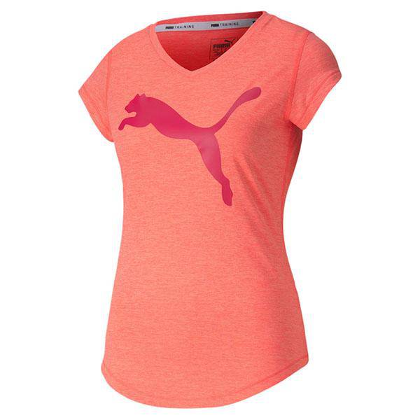 Heather Cat Tee Ignite Pink Heather - Allsport