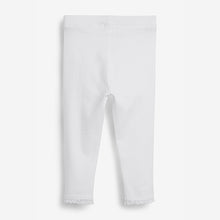 Load image into Gallery viewer, White Basic Leggings (3mths-5yrs) - Allsport
