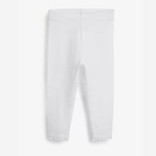 Load image into Gallery viewer, White Basic Leggings (3mths-6yrs) - Allsport
