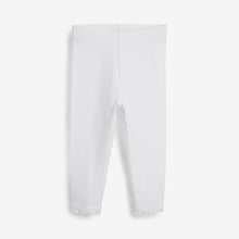 Load image into Gallery viewer, White Basic Leggings (3mths-7yrs) - Allsport
