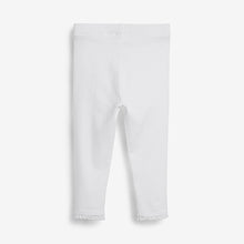 Load image into Gallery viewer, White Basic Leggings (3mths-7yrs) - Allsport
