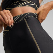 Load image into Gallery viewer, Deco Glam High Waist Full-Length Training Tights Women
