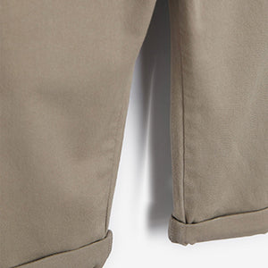 Neutral Loose Fit Pull-On Chino Trousers (3mths-5yrs)
