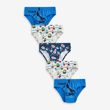 Load image into Gallery viewer, Navy/Grey 5 Pack Thomas Tank Briefs (1.5-6yrs)
