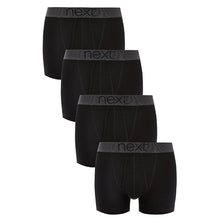 Load image into Gallery viewer, 4PK BLACK A-FRONTS PURE COTTON - Allsport
